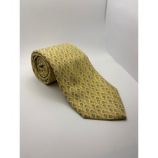 Vineyard Vines Mens Yellow Lacrosse Stick Silk Tie Martha's Vineyard USA Made