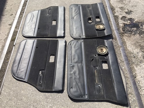 Volvo 240 260 schede porte nere set di 4 oggetti rari 244 245 265 264 - Foto 4 di 16