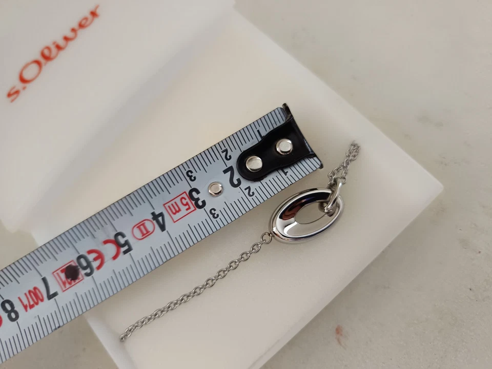 S.Oliver Elegante Pulsera Acero Inoxidable 17+ 3cm Nueva Foto 2 de 4