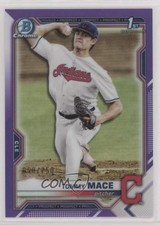 2021 Bowman Draft Chrome Purple Refractor 50/250 Tommy Mace #BDC-111 0us8