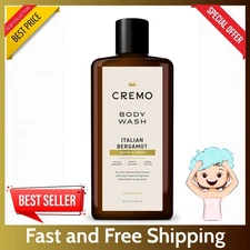 Cremo Rich-Lathering Italian Bergamot Body Wash for Men, Notes of Italian Neroli