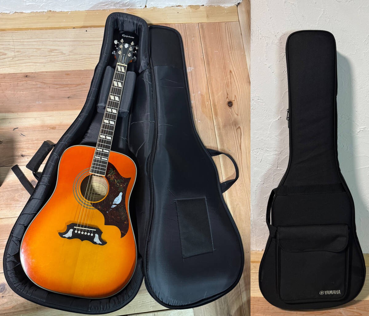 Acoustic Guitar Epiphone Dove Hummingbird Pro Sunburst | eBay