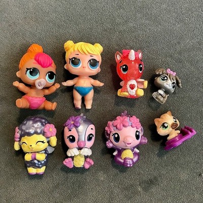 LOL Lil Sisters LPS Hatchimals Mini Toy Lot Cute Animals Nostalgic Bundle Y2K 