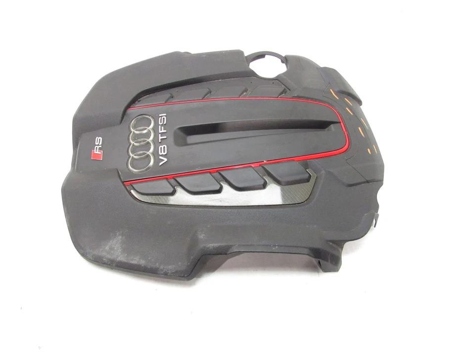 Audi RS7 C7 2017 aspecto del motor cubierta panel embellecedor con carbono 12-18 | Foto 2 de 4