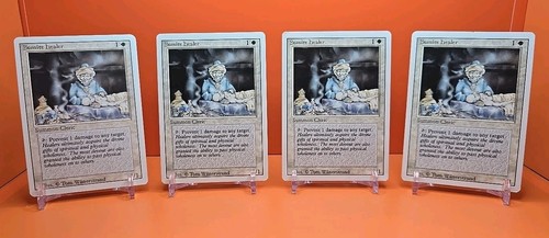 ⚪️⚪️⚪️ (4) 1994 MAGIC The Gathering SAMITE HEALER REVISED 3RD EDITION PLAYED ⚪️3 - Picture 1 of 10