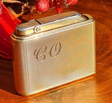 Gold Plated Working Colibri S23 Circa 1968 Vintage Lighter Made In Japan