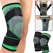 Knee Sleeve Compression Brace Support For Sport Joint Pain Arthritis Relief