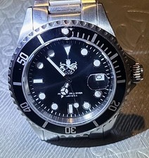 PHOIBOS Divers Watch. Swiss Quartz Movement 300m.SAPPHIRE Crystal Good Condition