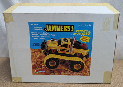 Lanard JAMMERS 8019 Pennzoil Mud Devil Monster Truck w/ Tracks