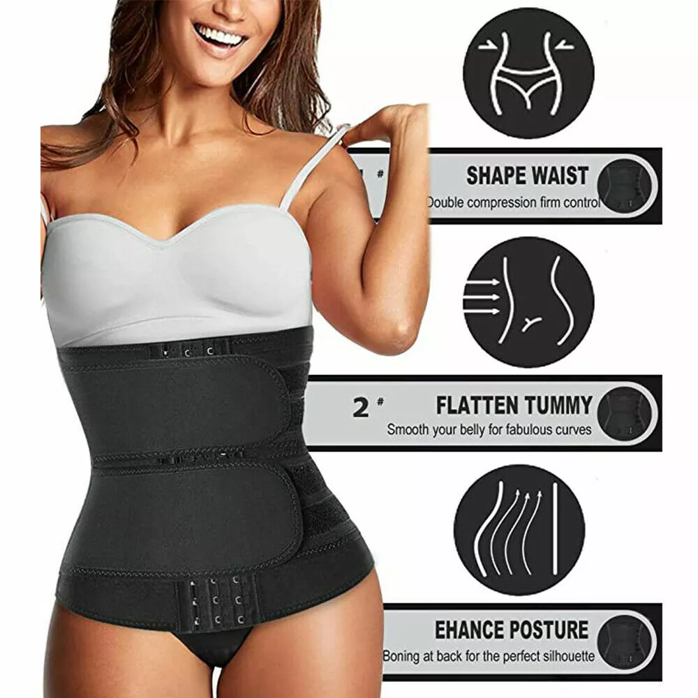 Waist Trainer Corset For Tummy Fat Burning Weightloss Double