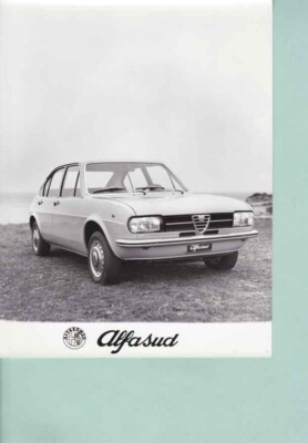 Dossier De Presse Alfa Romeo Alfasud 5 Portes - Occasion, Fabriqué En Italie