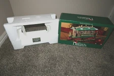 New Bright Holiday Express EMPTY STORAGE BOX Brown Reindeer Stable Dillards