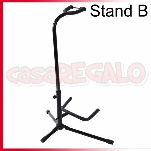 Portable Electric Acoustic Bass Guitar Stand A Frame GIG Floor Rack Holder - Picture 8 of 18