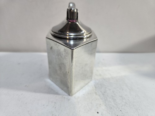 Funktionierendes Vintage schwarz, Starr, Gorham Sterlingsilber Tisch Evans Feuerzeug 7494/13 - Bild 3 von 10