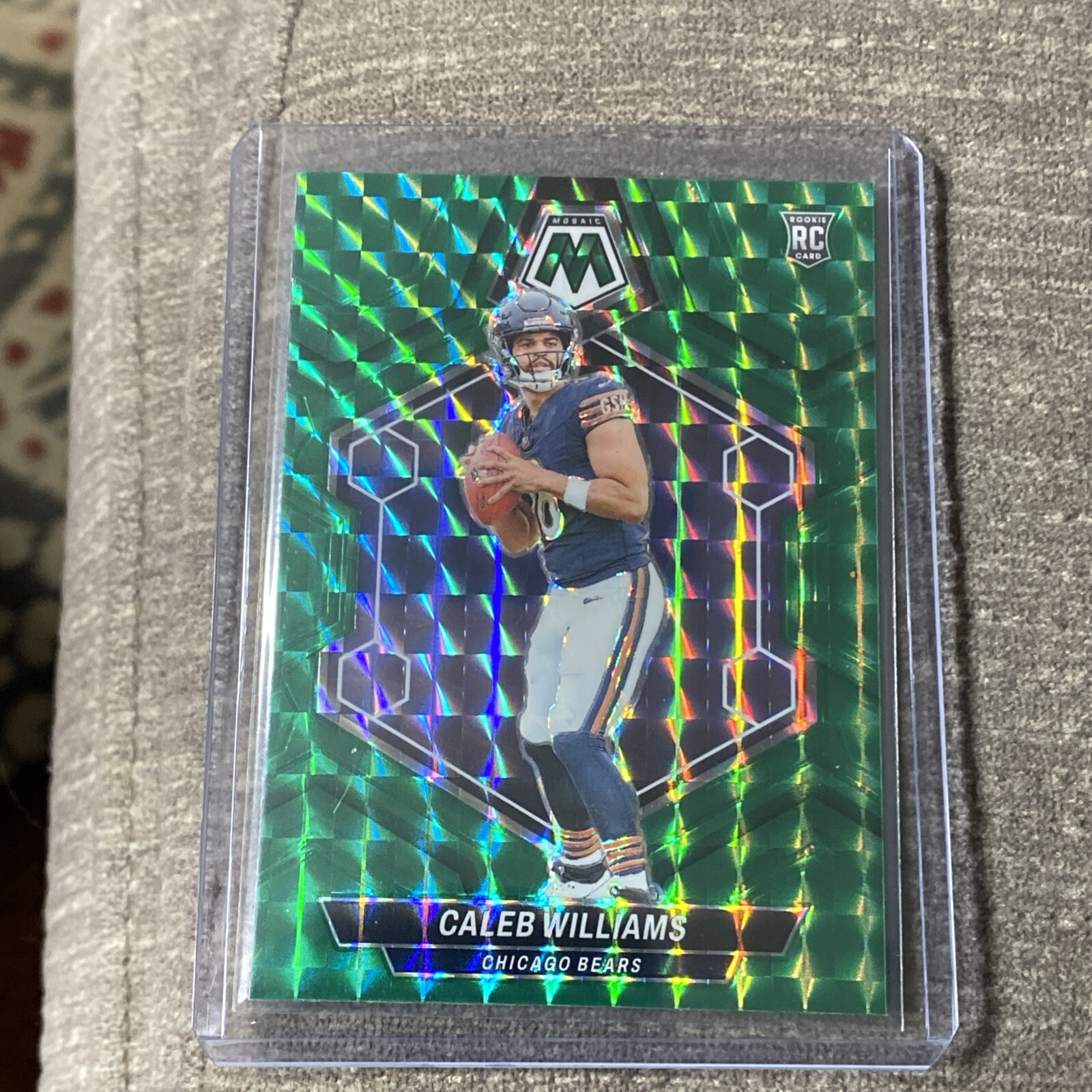2024 Panini Mosaic - Rookie Caleb Williams (RC) 301 Green Prizm!!