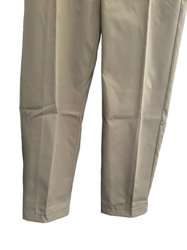 Lands End Uniform Boys 18 (14-15 Yrs)/ 26” Inseam Active Chino Pants Khaki #MQ13 - Picture 3 of 8