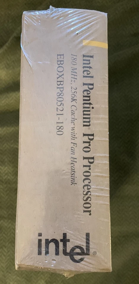 NEW Vintage Intel Pentium Pro Processor 180MHz CPU Sealed Retail Box - Image 3 of 3