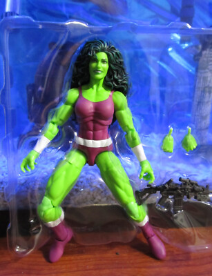 Marvel Legends 2024 CLASSIC SHE-HULK FIGURE Loose Avengers Iron Man Vintage Wave
