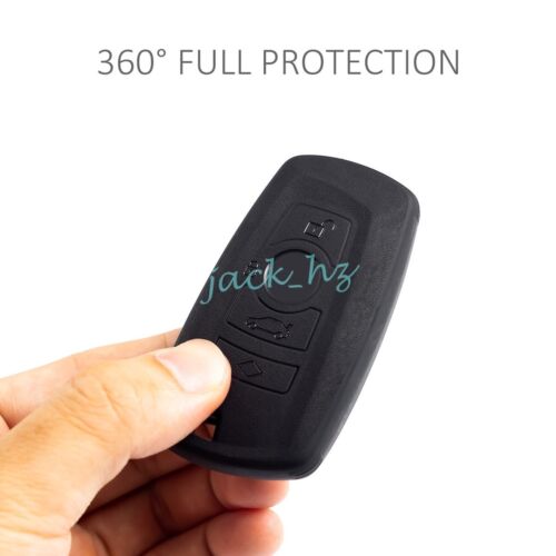 Para BMW 4 Botones Negro Mate Coche Llavero Cubierta Estuche Soporte Accesorios - Imagen 3 de 7