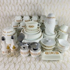 Vintage Corelle Gold Butterfly Dinnerware - by the piece