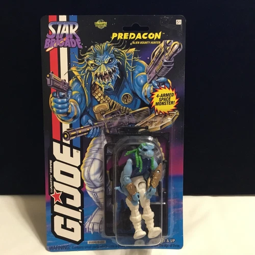 1993 Hasbro G.I.Joe Star Brigade Predacon Alien Bounty Hunter Figure NEW ! (52B)
