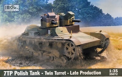 Maquette IBG Models 35072 - Char Polonais 7TP à Deux Tourelles - Échelle 1/35 - Neuf