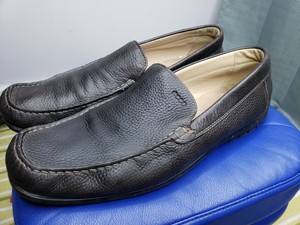 ecco moccasin mens navy