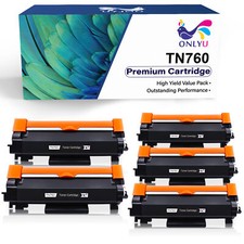 5PK TN760 TN730 Toner Compatible for Brother HL-L2390DW MFC-L2710DW DCP-L2550DW