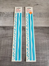 Mrs Grossmans Border Stickers Water Splash Swimming Design Lines NEW Retired #38