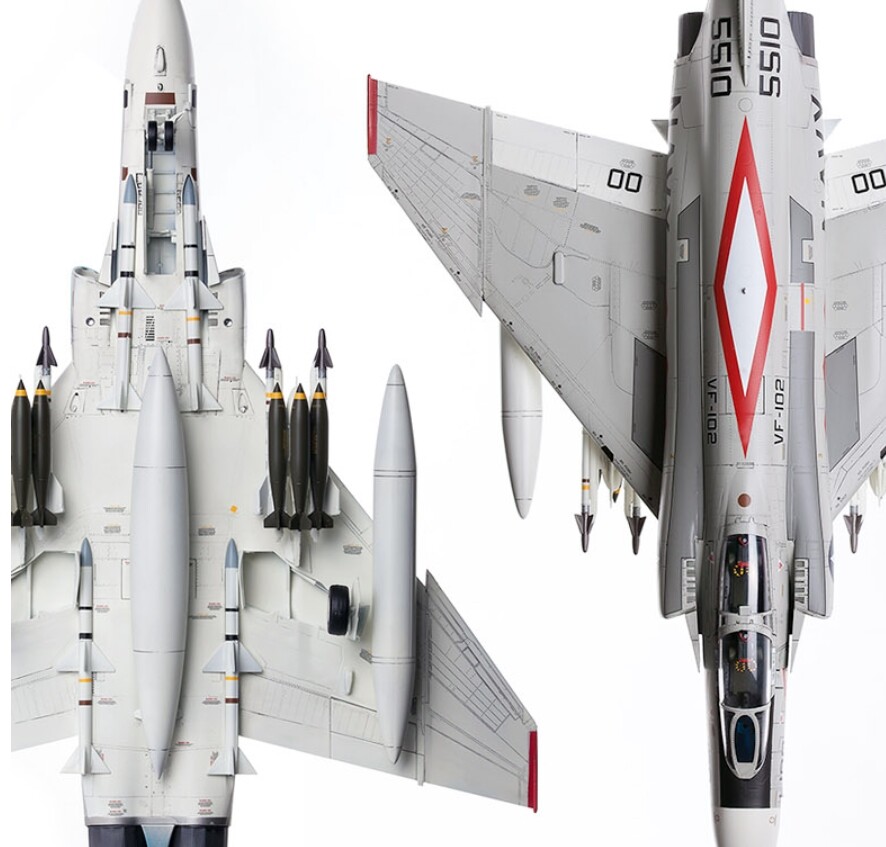 Academy 1/48 USN F-4J VF-102 Diamondbacks Military Plastic