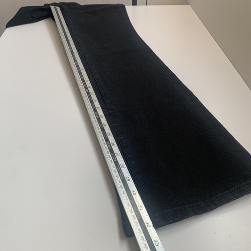 Pantalones de mezclilla Free People Stillwater, tiro bajo ajustados acampanados, talla UK 6, W26 L32, negros - Imagen 19 de 21