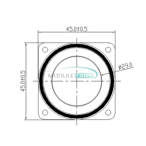 45mm Inner Magnetic Speaker 4Ω 5W Bass Multimedia Speaker DIY mini Speaker - Picture 4 of 14