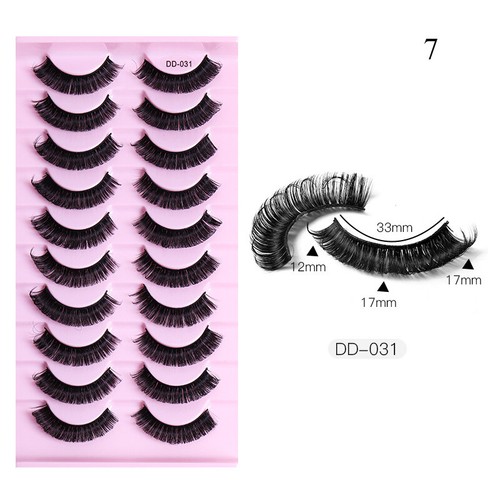 10 Paar Wimpern Im Russischen Klebeband Natürliche Wimpern Flauschige 3D / - Bild 46 von 113