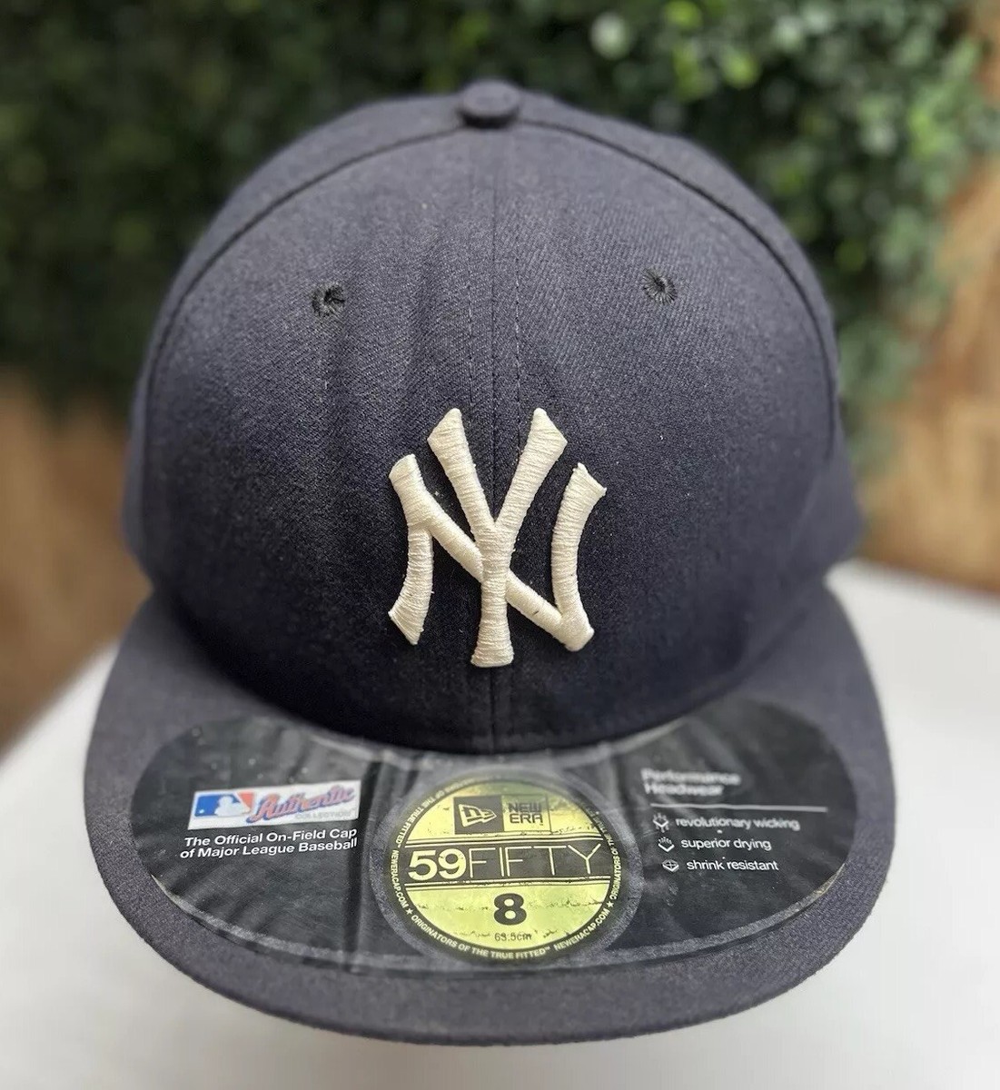 NY Yankees NEW ERA 59FIFTY Flat Bill Fitted Hat MLB On Field Hat