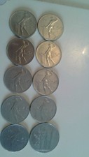 Lotto monete 50 lire anni 50 60