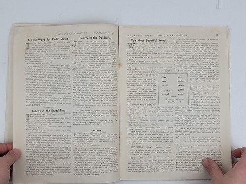VTG The Literary Digest Magazine JANUARY 7, 1933 Yankee Clipper Flying Fish - Picture 16 of 24