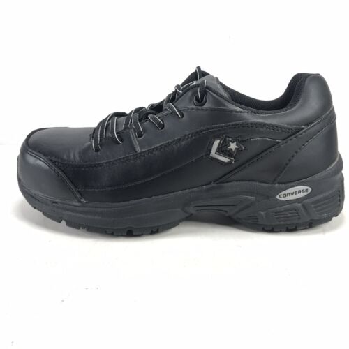 Converse Stealth Mens  Composite Toe Work Shoes NEW Black Oil Slip  Resistant | eBay
