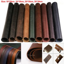 1mm 2mm Thick Genuine Crazy Horse Cowhide Leather Fabric DIY Craft Material
