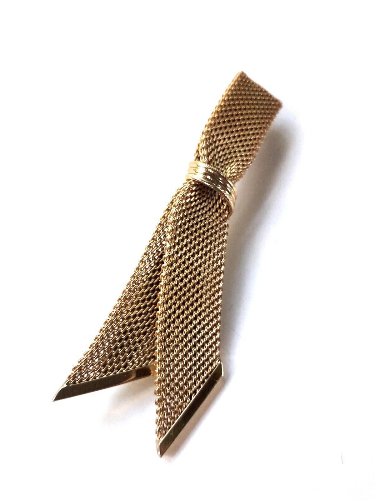 Rare VINTAGE Christian Dior Ribbon Bow Brooch PINS an… Gem