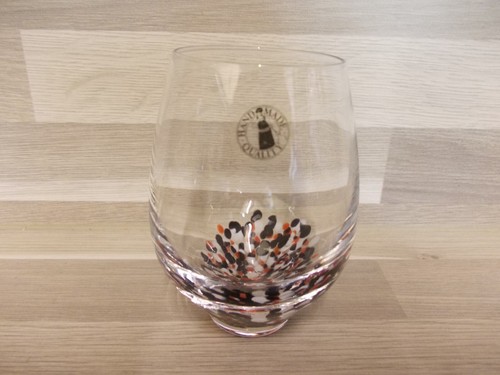 Deko Vase, Glas, Rot/Schwarz-Transparent, höhe ca. 10,50 cm, Handmade-Quality - 第 1/6 張圖片