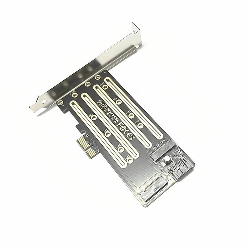 M.2 NGFF SATA NVMe SSD Adapter Card B-Key M-Key Hard Disk Interface To PCIE X1 - Image 4 of 4