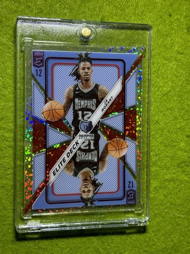 Ja Morant WHITE SPARKLE PRIZM SSP Grizzlies CARD 2023 Elite DECK INTERNATIONAL - Picture 17 of 24