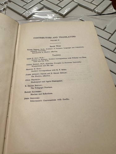 GERMAN CLASSICS MASTERPIECES OF GERMAN LITERATURE Vol. II / 1914 - Picture 6 of 7