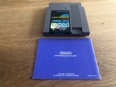 Devil World 5 Screw Original Very Rare Nintendo NES Game | eBay