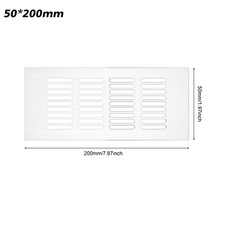 Aluminium Alloy Rectangular Air Vent Cover Louver Ventilation Ventilator Grille