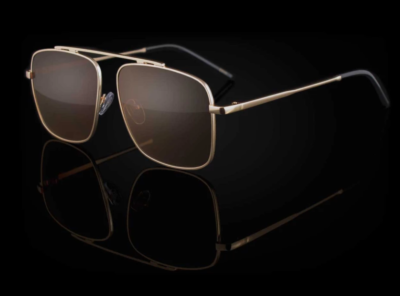 Men Fashion Design Oversize Pilot Stainless Steel 100% UV Sunglasses  