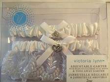 Victoria Lynn Adjustable Garter  Toss Away Garter NIB