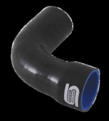 SiliconHoses.com 45 & 90 Grad Silikon Reduzierbogen/Reduzierschläuche BLAU/SCHWARZ