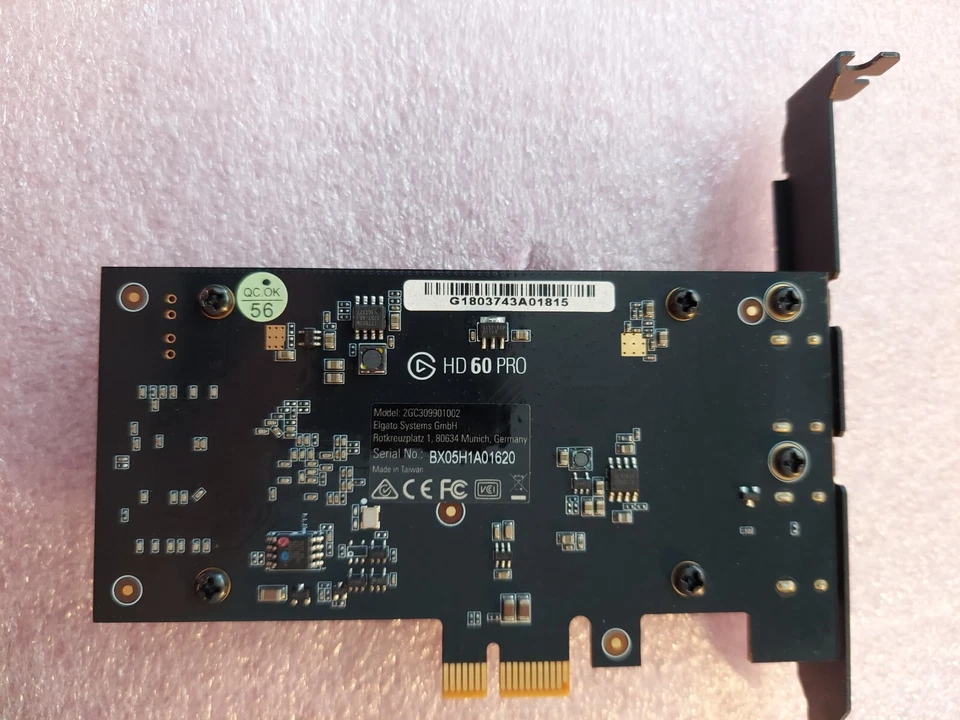 Used El Gato Elgato HD60 Pro HD 60 Video HDMI Capture PC Card PCIe Streaming - Image 2 of 3