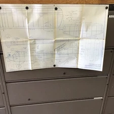 "Buzzard Bombshell" Template RC Plane Model Design FULL SCALE PLANS  LL5.11